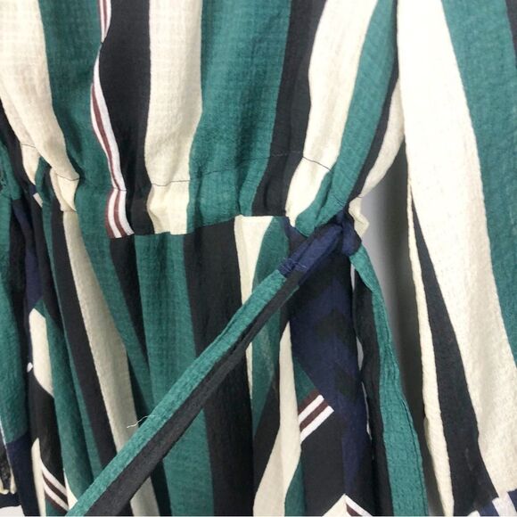 ANTHROPOLOGIE | SUNDAY IN BROOKLYN Leger Striped Side Tie Dress Women’s Size S - Picture 9 of 14